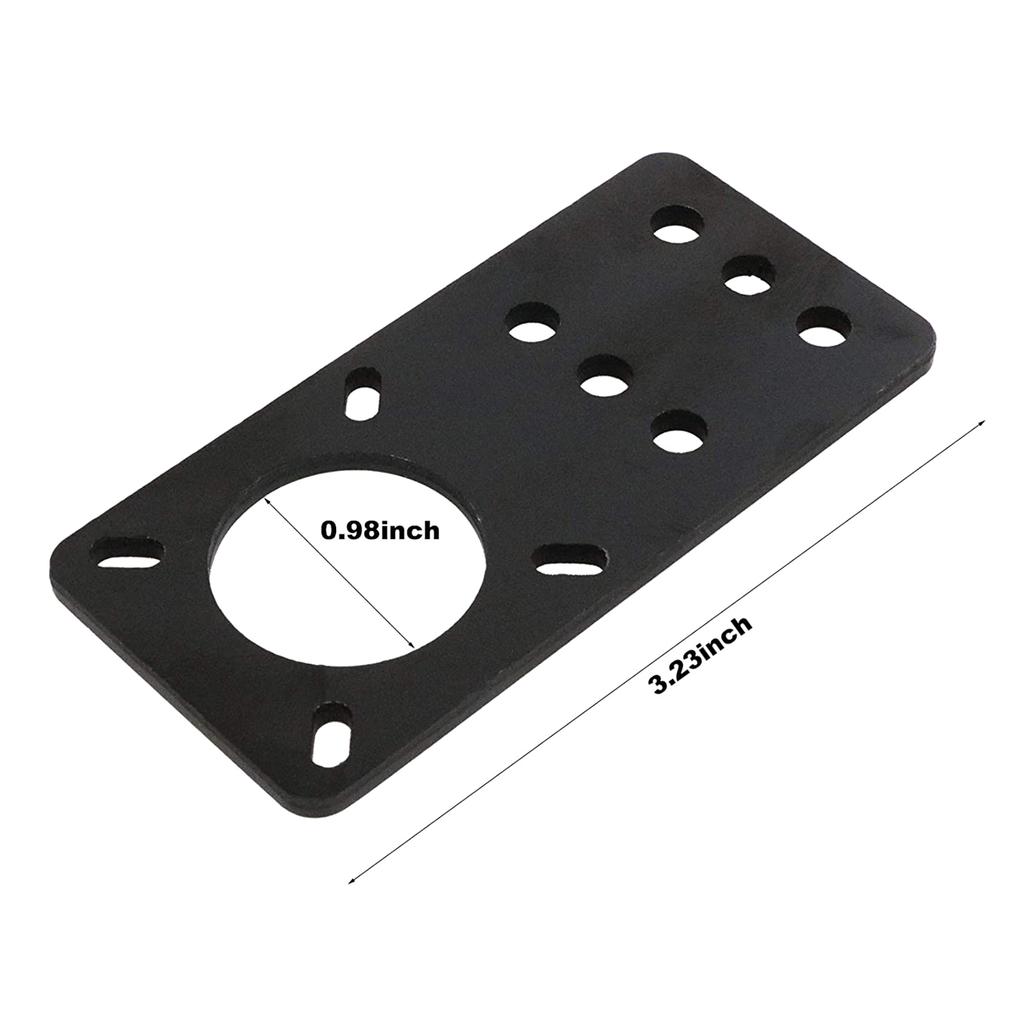 NEMA17 Stepper Motor Mount Plate 3D Printer Aluminum Alloy Stepper for NEMA 17 Stepper Motors/V-Shape Linear
