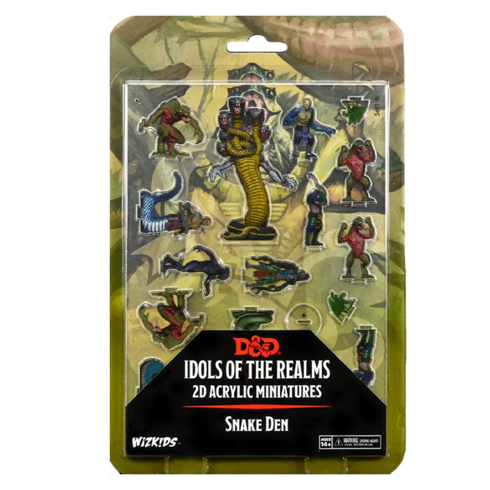 D&D Idols of the Realms Набор миниатюр из 2D акрила Змеиное логово