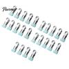 Rust Resistant Utility Clips for Outdoor Laundry 24PCS Stainless Steel Clothes Pegs, with Non-Slip Rubber Coating, Heavy Non Marking Fabric