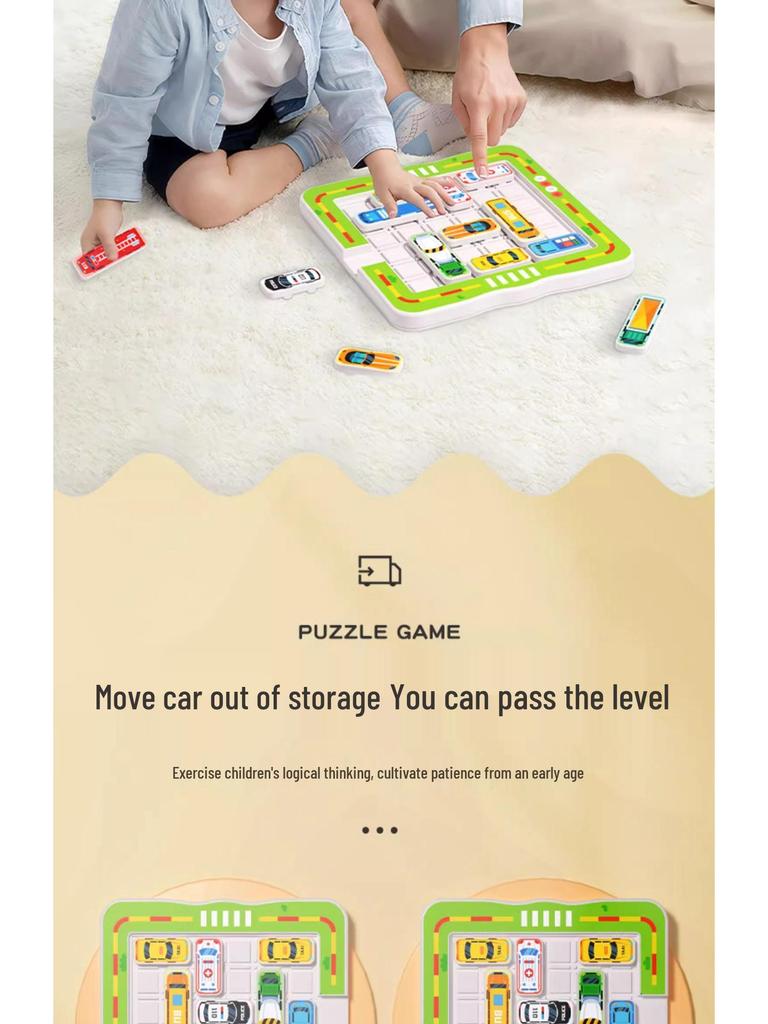 Магнитная головоломка с перемещаемыми цифрами Машинка для детского образовательного обучения и когнитивного развития