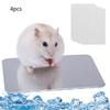4 шт. Охлаждающий коврик 12 X 8 см для маленьких питомцев, кролика, морской свинки, хомяка