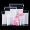 100Pcs Storage Bag Thick Resuable PE Clear Plastic Bag for Daily Use