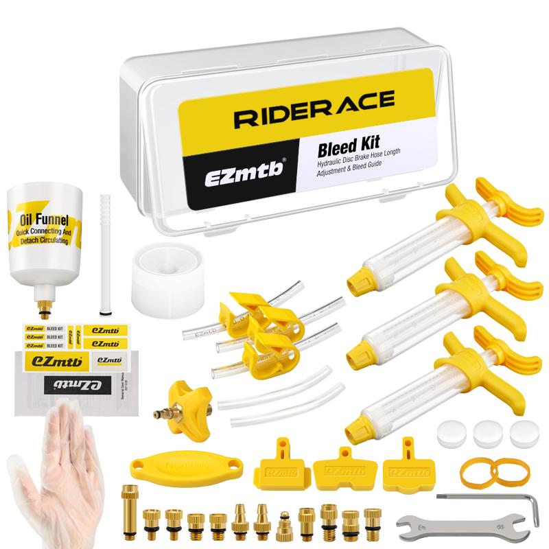 RIDERACE Bicycle Hydraulic Disc Brake Oil Bleed Kit Tools Ezmtb For SHIMANO SRAM Avid MAGURA Road Cycling MTB Bike Repair Tool