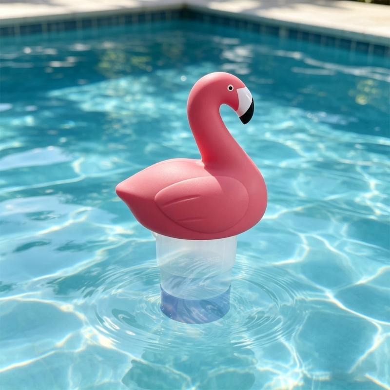 3 Unit Swimming Pool Chlorine Tablet Floating Device constructed From Strong ABS For Water Maintenance