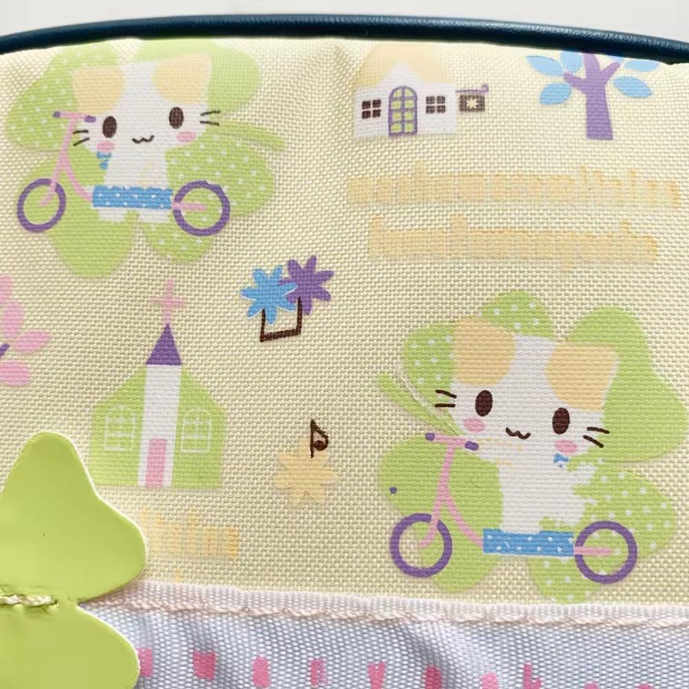 Large Capacity Stationery Bag Cat Cartoon Print Pencil Case INS Pen Bag  School Office