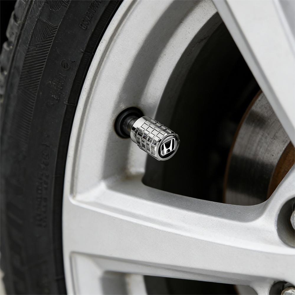 New Car Tire Valve Caps Tyre Rim Stem Covers Decorative For Honda Civic Accord Acc City Fit Mugen Vezel CRV Pilot Odyssey Jazz YNGHK1