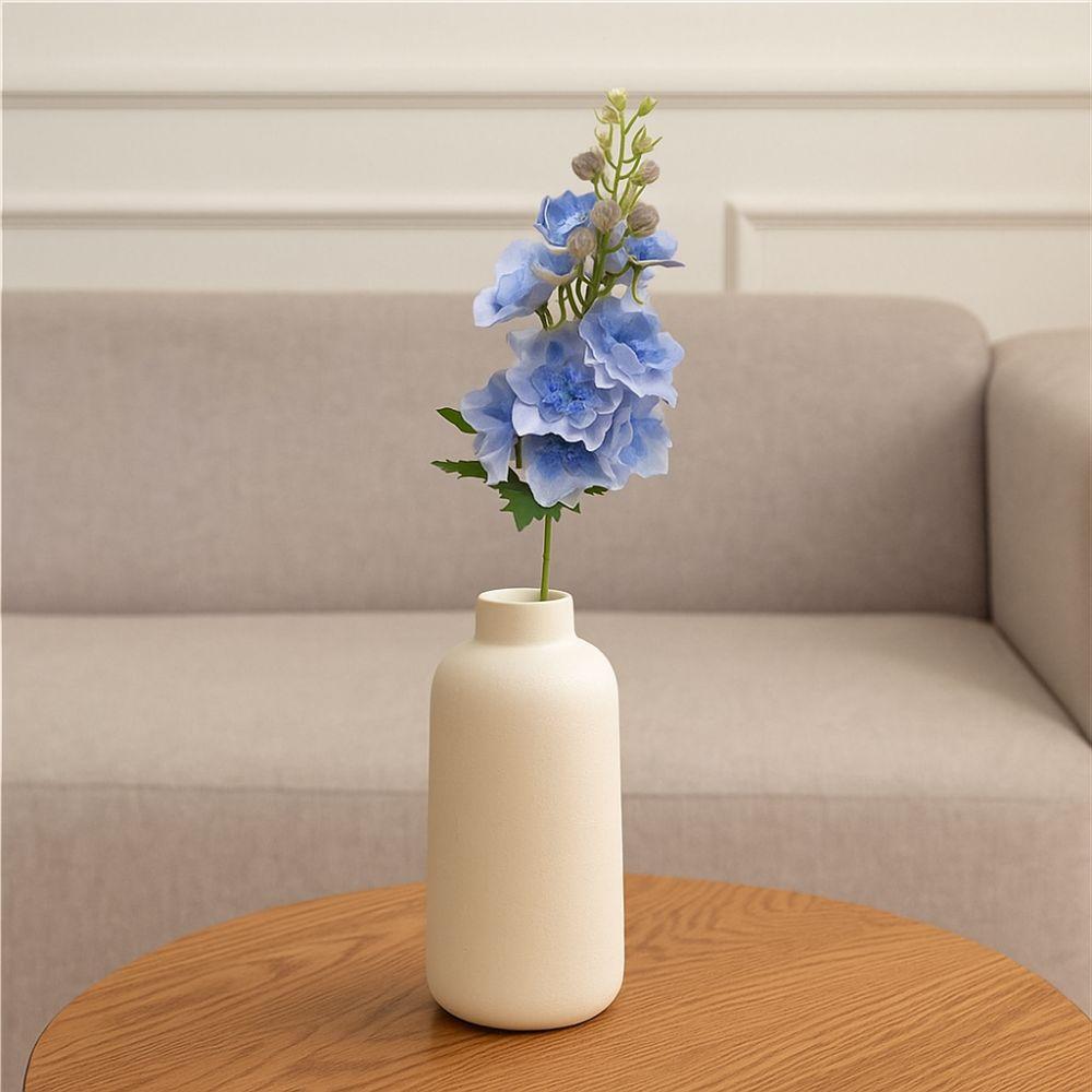 72cm Artificial Delphinium Flower Moisturizing Lifelike Delphinium Stem Real Touch Simulation Flower Wedding Bouquet