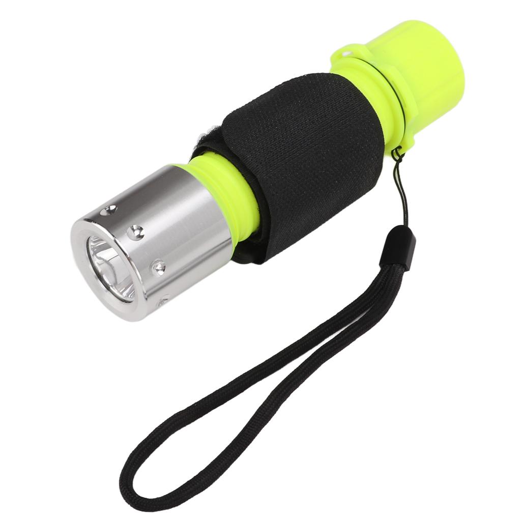 Dive Light LED IPX8 Sturdy Aluminum Alloy Portable Lightweight Wide Application Flashlight