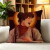 HHadestown Eurydice Vintage Folk Broadway  Square DoubleSided printed Pillow Case Bedroom Bedside Pillow Sofa Cushion Cover