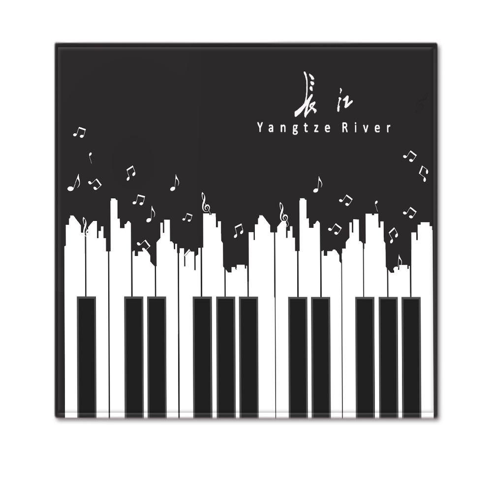 Square Piano Carpet Giveaway Floor Mat Musical Instrument Promotional Item Qin Shop Gift Company Quick Manufacturing