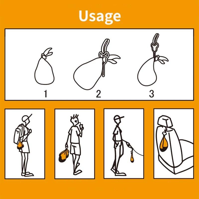 Зажим для мешка для твердых домашних животных, переноска для мусора для собак, инструменты для чистки без рук, держатель для мешка для какашек, аксессуары для выгула собак
