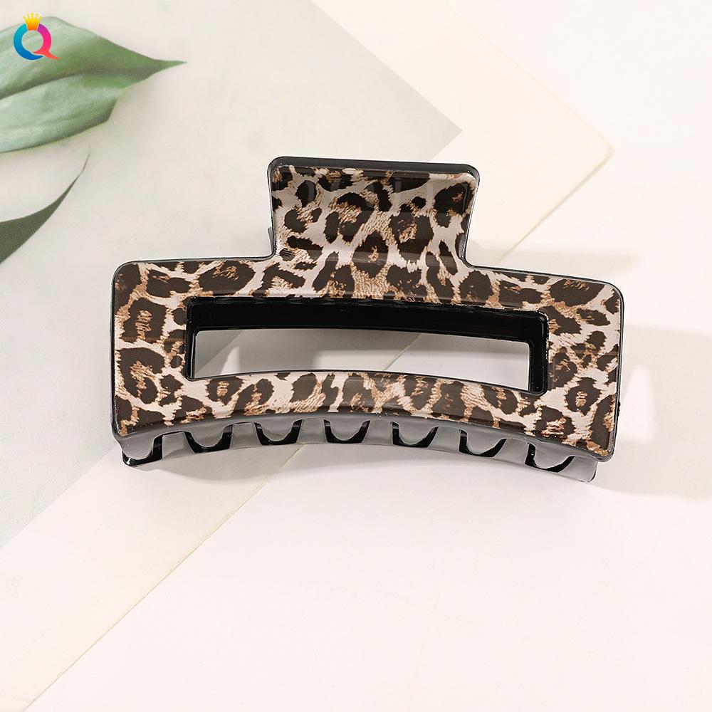 Printed Hair Clip Shark Clip Leopard Clip Large Summer Clip Hair Accessories