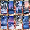 Чехол для телефона с пейзажным светом и снегом для iPhone Samsung Galaxy Redmi Xiaomi Oppo OnePlus Note SA 7 8 9 10 11 12 13 14 20 21 22 23 53 54 Pro Max Plus Ultra
