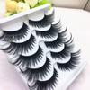 5 Pairs Beauty Thick Handmade Makeup Tools Eye Lashes Extension False Eyelashes Exaggerated Styel