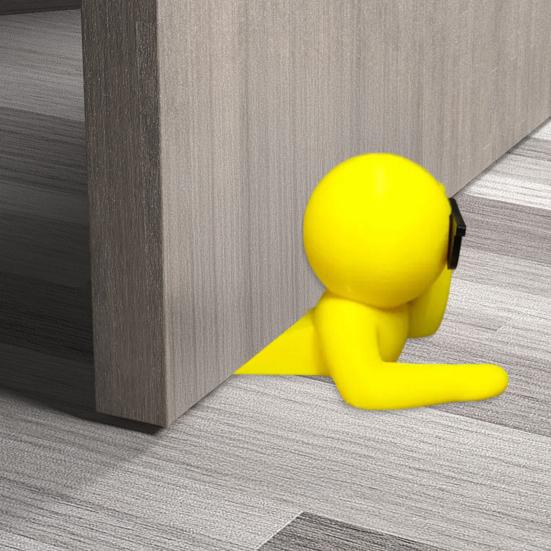 Солнцезащитные очки Мужские Декоративный Дверной Стопор Клин 3D Печать Противоскользящий Ветрозащитный Без Сверления Защита от Столкновений Ковер Плитка Бетон Деревянный Пол Дверной Стопор