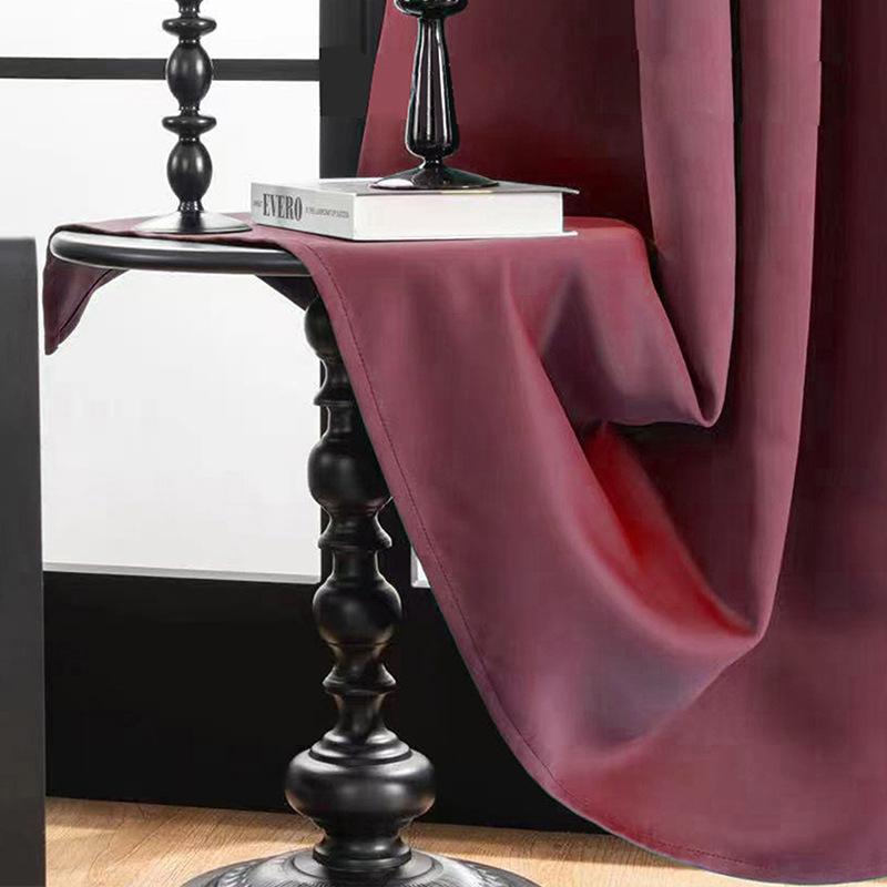 Современные простые однотонные затемняющие шторы для спальни, звукоизоляционные шторы для отелей