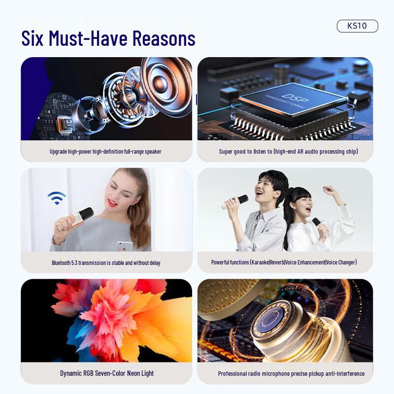 Newmine KS10 Portable KTV Bluetooth Speaker