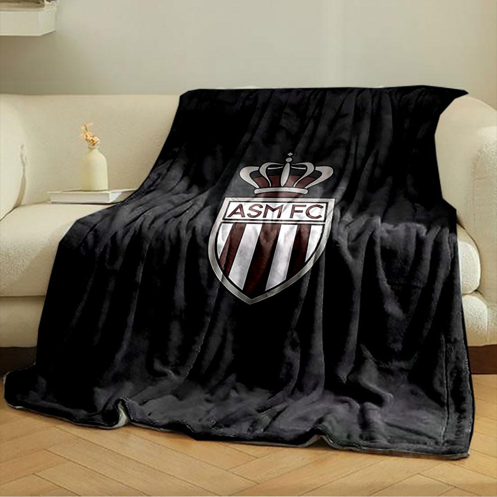 ASM FC Logo Blanket for all seasons blanket lunch break throw gift