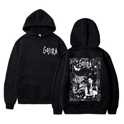 Французская метал-группа Gojira Графическое худи Мужское Magma Свитшот Мужская мода Принтованное худи Толстовка Худи Харадзюку Одежда