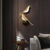Светодиодный настенный светильник в форме птицы, современный декоративный светильник в форме двойной птицы, вращающийся на 360 градусов для гостиной, спальни, кухни