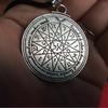 Унисекс Миф Амулет Викингов Руны Каббала Соломон Винтаж Ретро Кулон Любовник Резной Диск Ожерелье