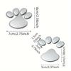 2PCS Car Body Stickers PVC Footprints Car Stickers Bear Dog Footprints 3D Car Stickers Matching