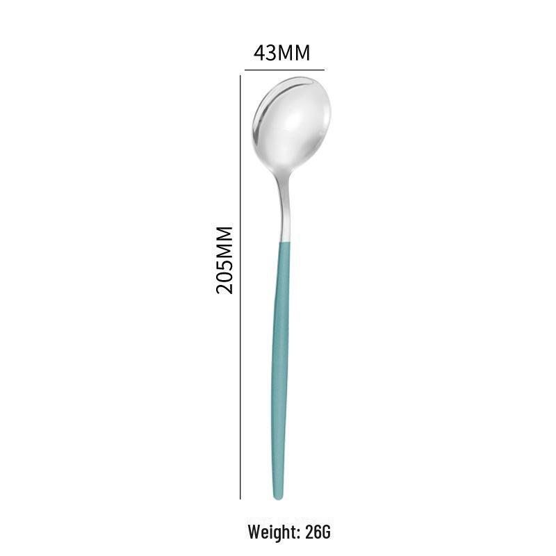 Набор ложек и вилок из португальской титановой позолоченной нержавеющей стали