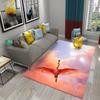 3D Beautiful Flamingo Carpet Lovely Animal Rugs for Living Room Kids Bedroom Entrance Decor Rugs Bathroom Kitchen Non-slip Mats