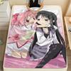 1 шт. Фланелевое одеяло с принтом Puella Magi Madoka Magica, Высокое качество, Для всех сезонов, Декор для дома, Тепло и уют, Идеально для рождественских подарков