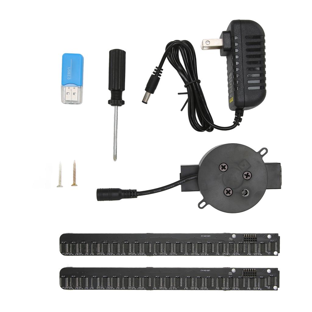 EU/US WiFi 3D Hologram Fan 3D Hologram Projector 176 Degree Viewable Angle 100‑240V 2000x224 Stable Custom Editing for Business