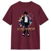 MMichael JJackson Король Поп-музыки Футболка Летняя Y2K Забавные Футболки Хлопок Хипстерская Футболка Для Унисекс Повседневный Топ Футболки