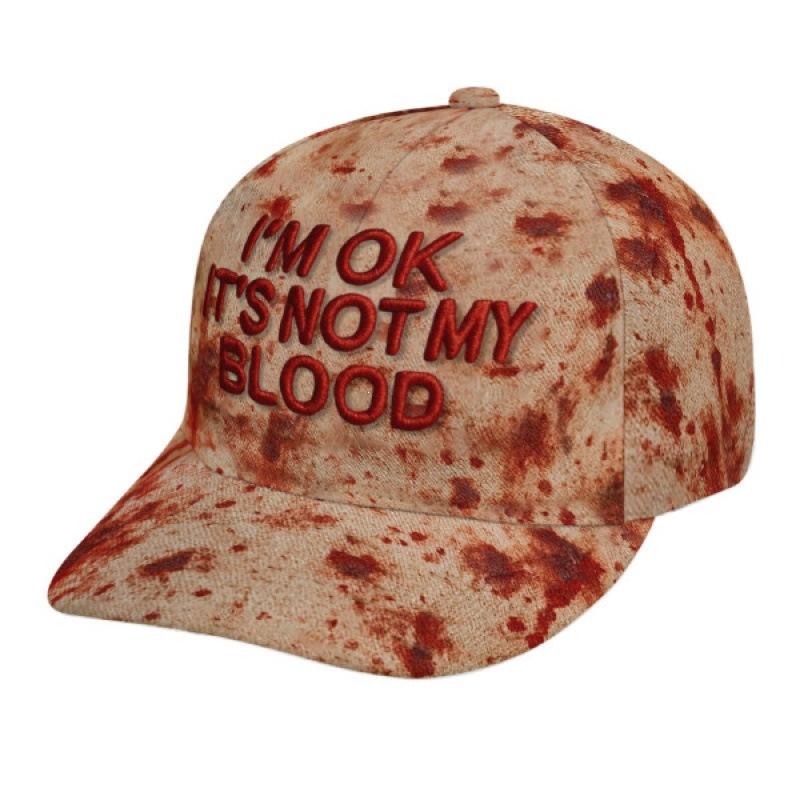 POD new digital printing Halloween sunshade baseball cap outdoor fashion cap men and women