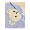 Baby Boy Teddy Bear Detailed 3-piece Hospital Discharge Set Newborn Outfit 0-3 Months 50-56cm Organic Cotton