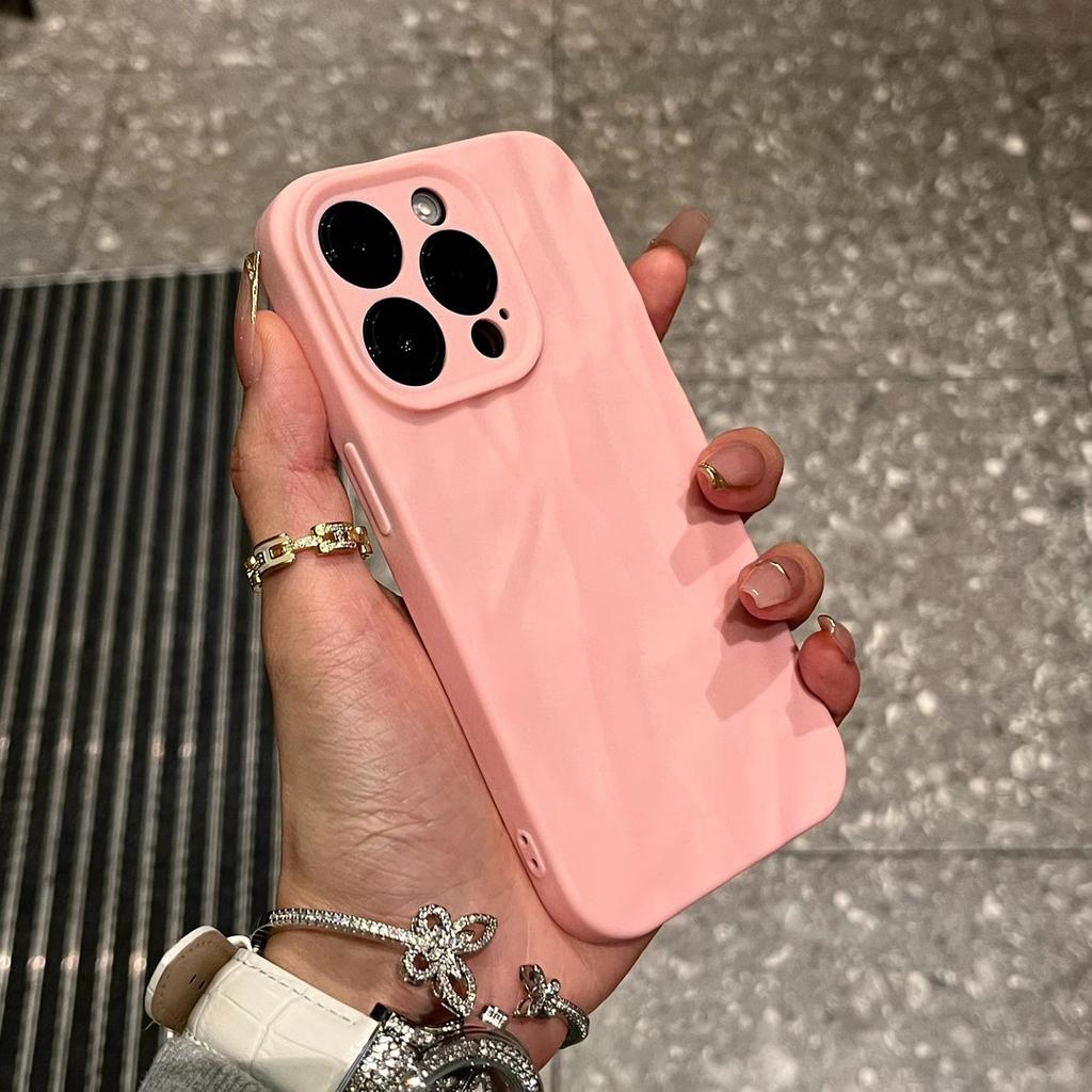 Подходит для чехла для iPhone 15, полноценный матовый чехол Apple, гофрированный силиконовый чехол 16 класса High-end I14Pro