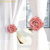 1 шт. Простой ремешок для штор с цветком, зажим для штор с цветком, пряжка для штор, декоративный ремешок для штор для окна, аксессуары