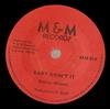 7-дюймовая пластинка DELROY WILSON  Baby Dont It  Keep Out Of My Life MM01 M  M Records UK Регги Ска Даб Б/у