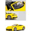 1/32 Porsche 911 Carrera Supercar литая модель игрушечного автомобиля со звуком и светом для детей