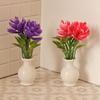 1:12 Plastic Simulation Vase 4 Colors Outdoor Vase Accessories  Miniature Dollhouse Decorations