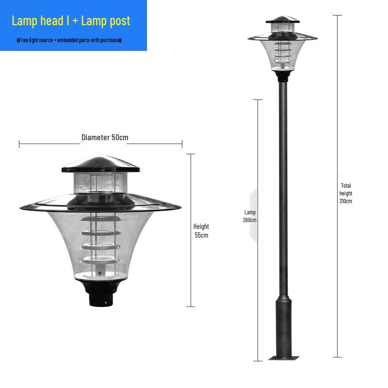Outdoor LED High-Pole Garden Light