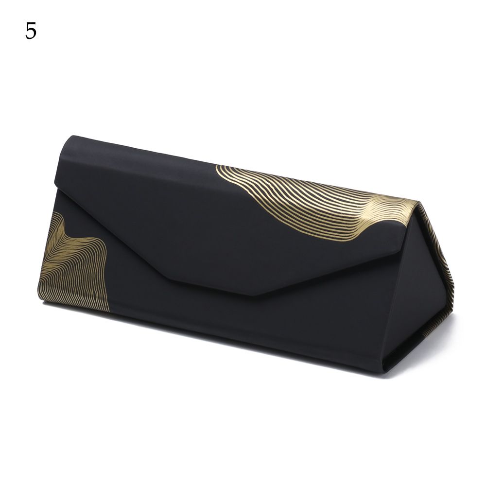 Folding Business Sun Glasses  Box Eyeglasses Accessories Triangle Glasses Box Eyeglasses Case