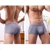 Мужские трусы-боксеры, эластичные, средней талии, U-образные, 3D, шорты, удобные, повседневная одежда