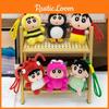 Crayon Shinchan Cute Bee Lobster Turtle Penguin Dress Up Plush Keychain Doll