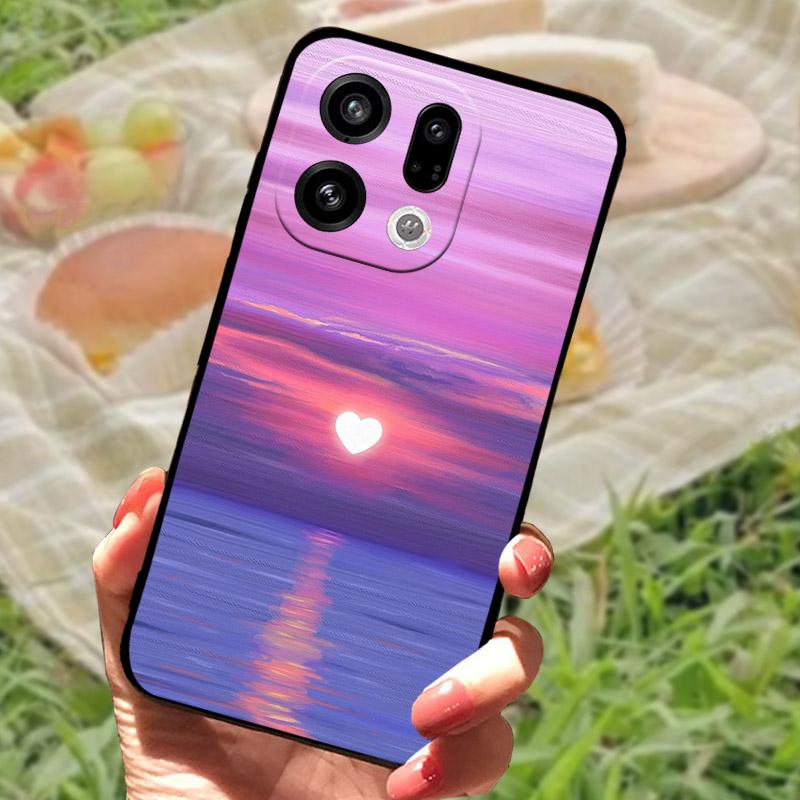 Чехол для OPPO Find X9 Pro FindX9 Силиконовый Мягкий TPU Чехол для Телефона для OPPO Find X9Pro X 9 Чехол Бампер Противоударный Funda Coque PLJ110