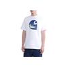 Carhartt WIP Мужская футболка с коротким рукавом и принтом пейзажа Белая CHXTEI030185IWHX