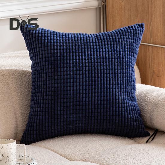 Чехол для подушки Corduroy Cushion Case со скрытой молнией Boho Throw Pillow Case для гостиной, кровати, дивана, фермерского дома, домашнего декора