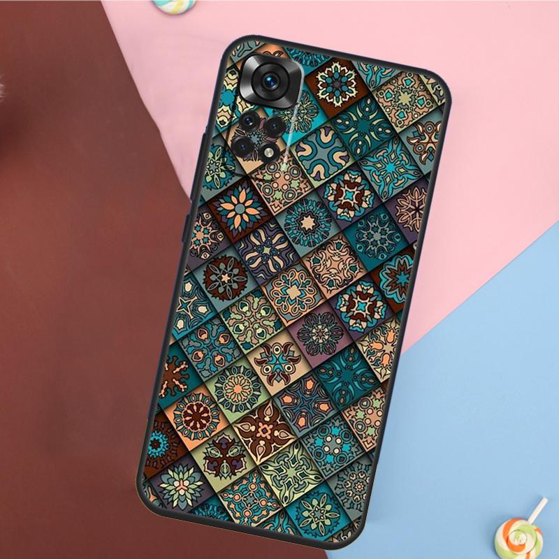 Чехол-мандала для Xiaomi Redmi Note 14 13 12 9 10 11 Pro 9S 10S 11S 12S Redmi 14C 10C 12C 13C