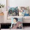 Подушка S-Silent Voice Аниме Подушка Диван Кровать Подушка для головы Наволочка Чехол для подушки 45x45 см Мода