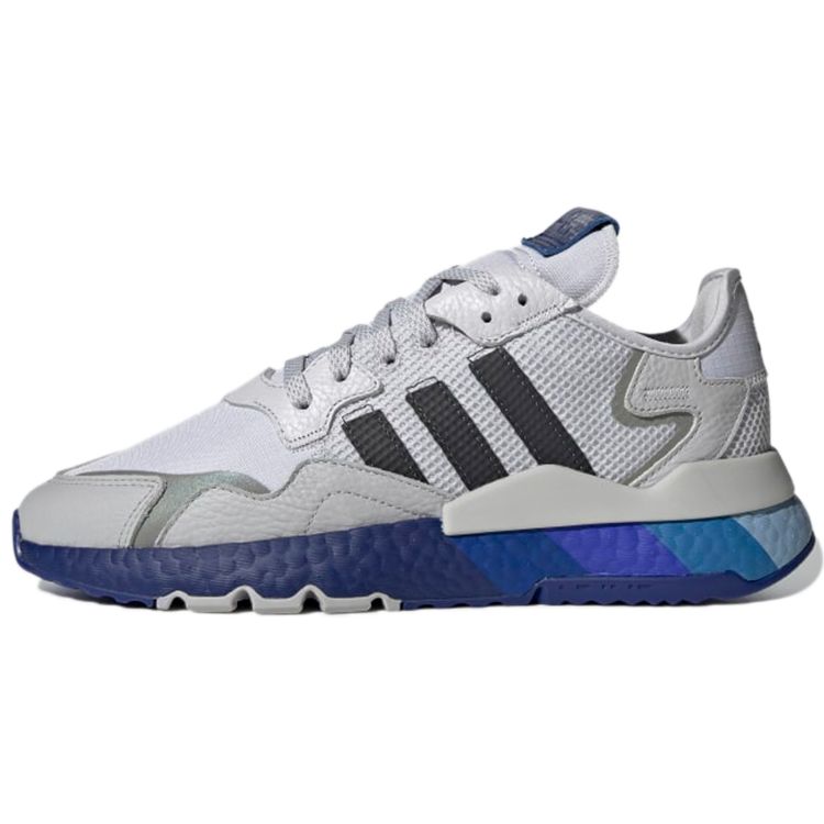 Adidas Originals Nite Jogger Synthetic Leather Classic Logo Slip Resistant Durable Breathable Low Top Lifestyle Casual Shoes Unisex Sneakers H01716