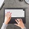 Чехол для клавиатуры для длинных ногтей, силиконовый блокнот для дизайна ногтей, прочная поднятая пленка