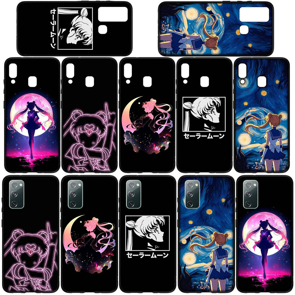 Чехол для iPhone 16 15 Xiaomi Redmi Note 14 13 12 11 Pro Max X 8 9 16e Samsung Galaxy S25 S24 S23 Moto OPPO Huawei Girl Lovely Sailor Moon Phone Case
